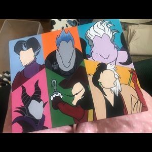 Disney villains painting